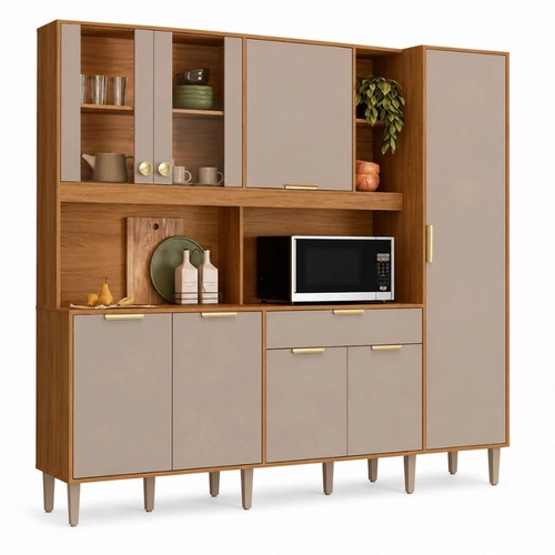 Cozinha Nicioli Solare 8 Portas 1 Gaveta