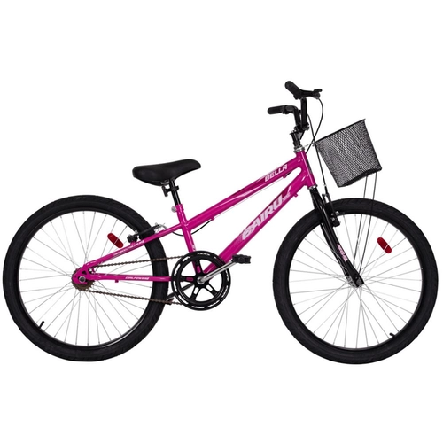 Bicicleta Cairu Bella Aro 24 Rebaixada com Cestinha 310937