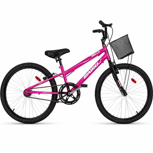 Bicicleta Cairu Bella Aro 24 Rebaixada com Cestinha 310937