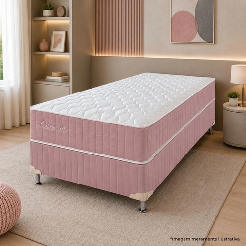 Cama Box Solteirão Bonno Oceano 108X198X66
