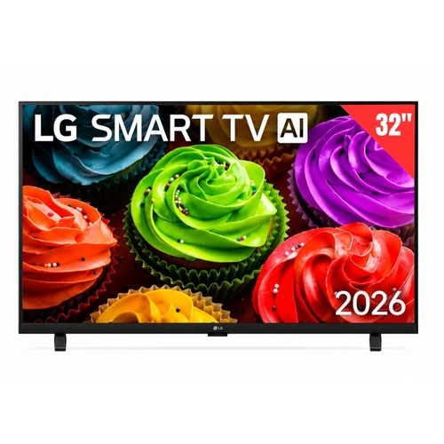 Smart TV LG 32P HD com IA e webOS 32LB650BPSA