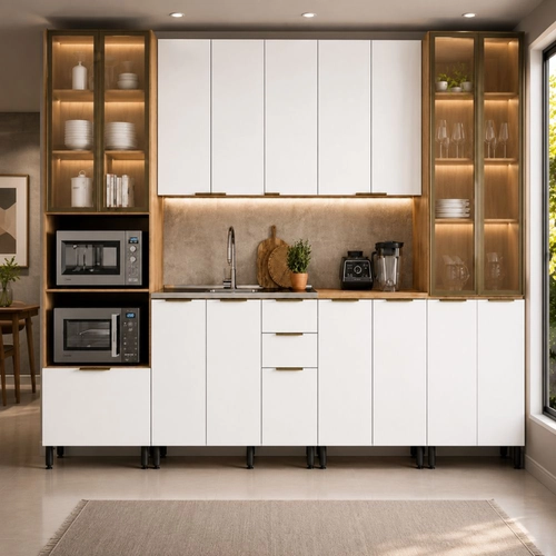 Cozinha Completa Modulada Telasul Lumina
