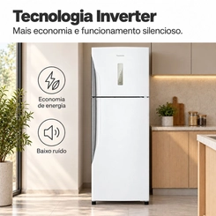 Geladeira Panasonic 391L Frost Free Inverter NR-BT44PV3WB