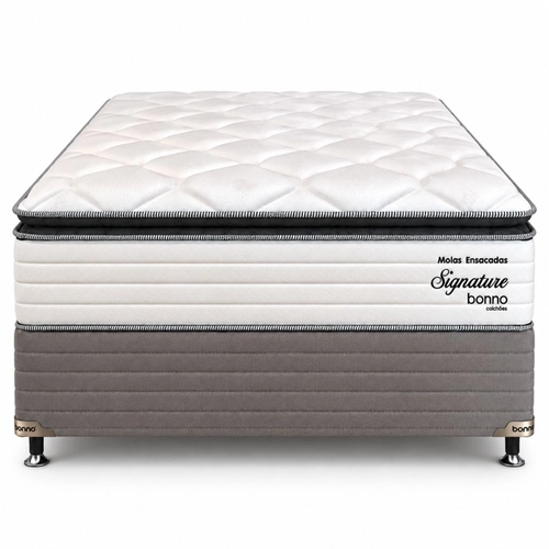 Cama Box King Bonno Signature Premium com Molas Ensacadas