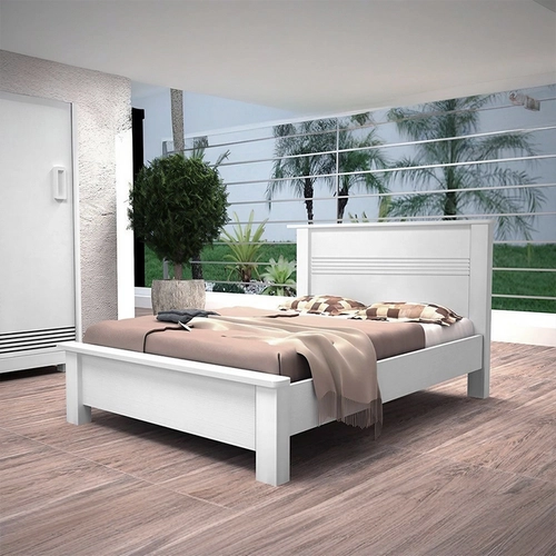 Cama Casal Bom Pastor Vilage em MDF
