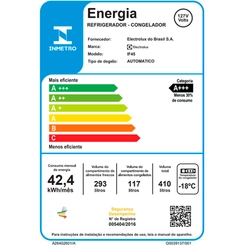 Geladeira Frost Free Electrolux 410L IF45